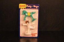 PONY and BINGO 2000 Cracker Jack toys NEW  NIP giveaway RARE  dog horse