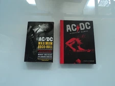 AC/DC BOOK SET: "MAXIMUM ROCK N' ROLL" AND "ALBUM BY ALBUM!" VG / NM CONDITION!