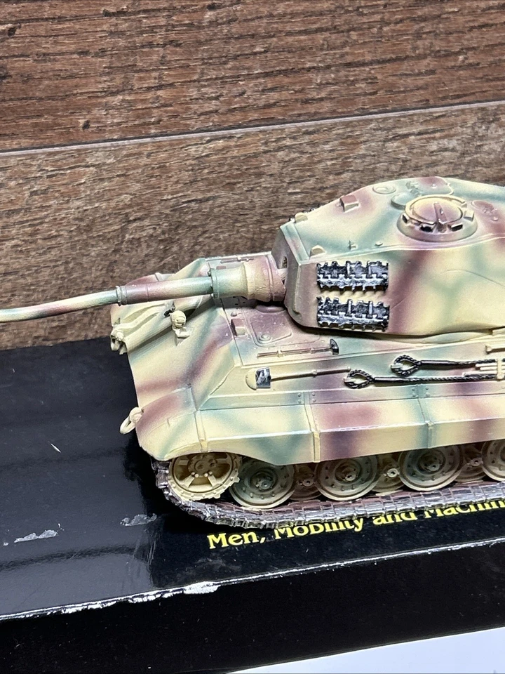 RARE! WarTanks 1:48 Scale Modern Series King Tiger-Henschel Turret Germany 1944 - Image 3 of 4
