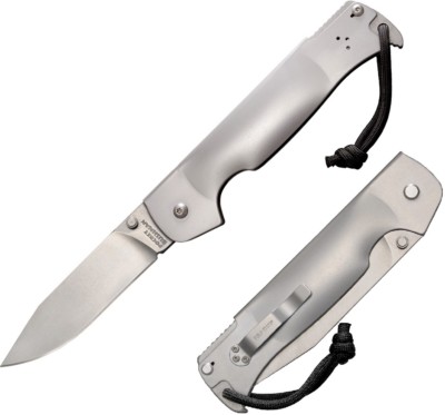 Cold Steel Bushman Folding Knife 4.5'' 4116 Steel Blade 420HC Stainless Handle