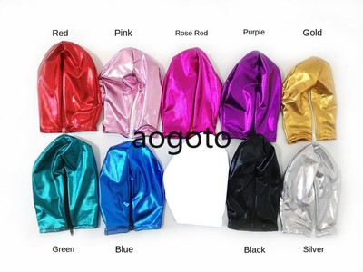 Constraint Face Mask Hood Full Head Cover Headgear Harness Rolaplay Slaves Game