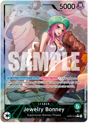 ワンピース カードゲーム 2025 ONE PIECE JP #019 JEWELRY BONNEY one piece tcg Jewelry Bonney OP07-019 eng alternate art parallel