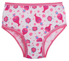 FedMois Girls' Cotton Boxer Briefs Underwear 2-9 Years, Pack Of 8