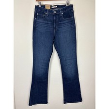 Levi's Women's 725 High Rise Bootcut Jeans SZ 32 Dark Wash Denim Stretch