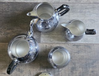 Vintage Schwan Cromalin Teeservice The Carlton