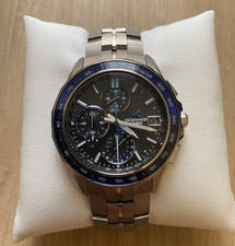Casio Oceanus OCW-S7000B-2AJF Black Manta Slim Case Bluetooth Men Watch used