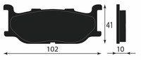 Bremsbelag Vorne 5S7 W0045 00 Yamaha XV 950 R ABS 2014