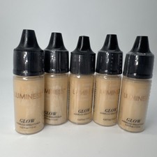 5 Pack- Luminess Beauty Glow Airbrush Brightener   0.25 Fl Oz  New Sealed