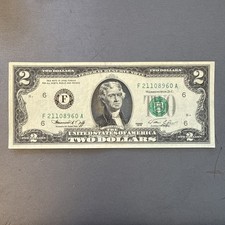 1976 $2 Bill, Stamped April 13, 1976