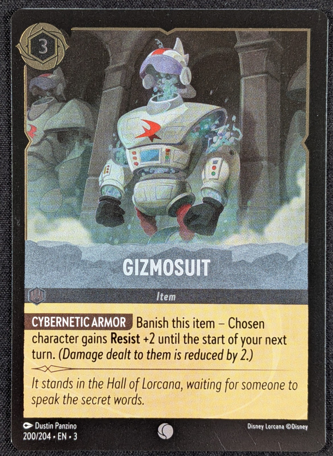 Gizmosuit Disney Lorcana Common Foil Inklands Card 200/204 (NM)