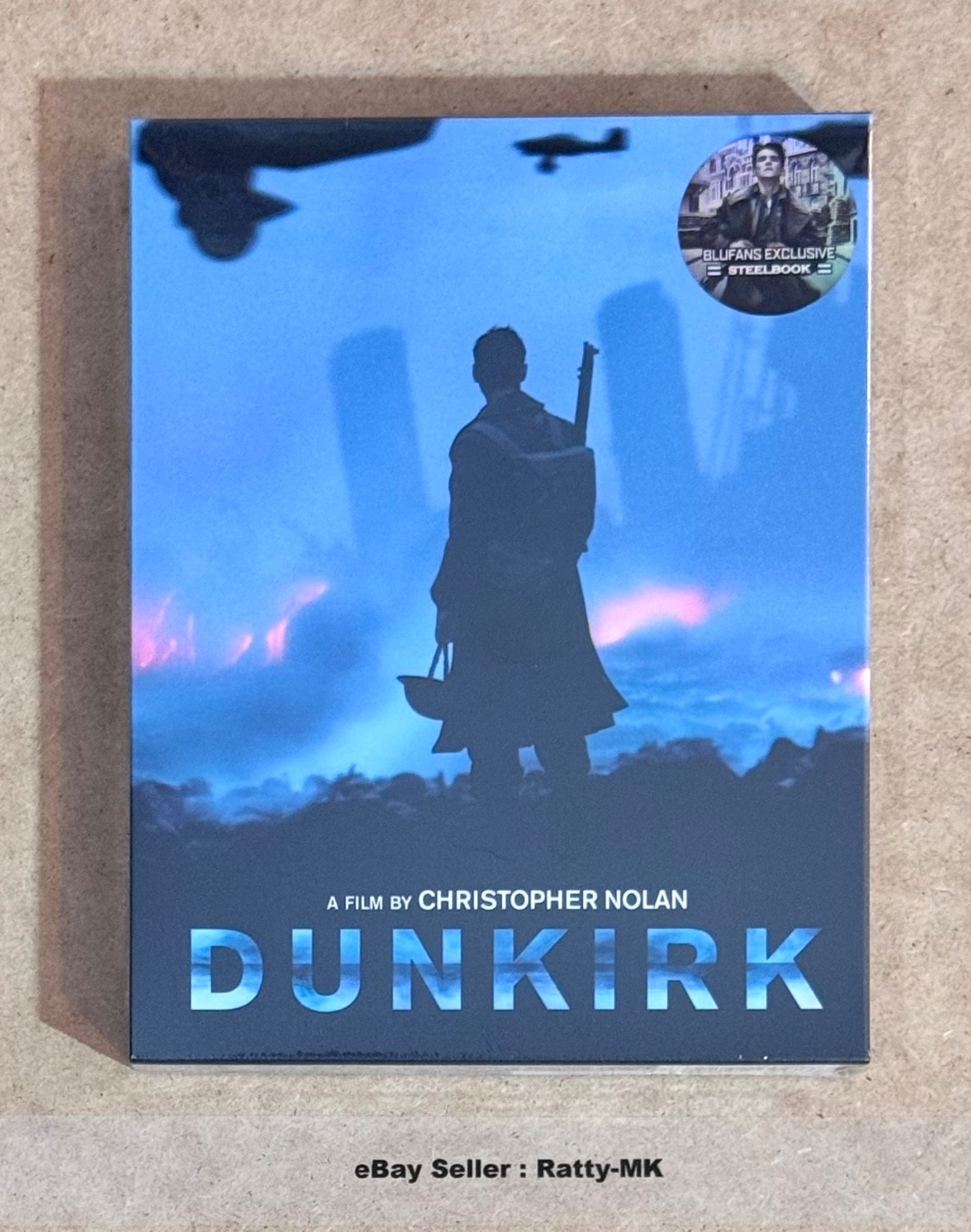 DUNKIRK - BLUFANS FULL SLIP BLU RAY STEELBOOK - NEW & SEALED