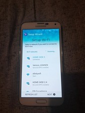 Samsung Galaxy S5 Verizon White 16MP Quad Core 2GB RAM 5.1in Android Smartphone