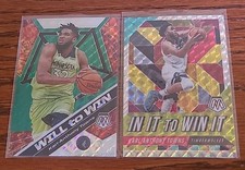 Karl-Anthony Towns 2019-20 Mosaic Prizm In It to Win It & Green Will to Win