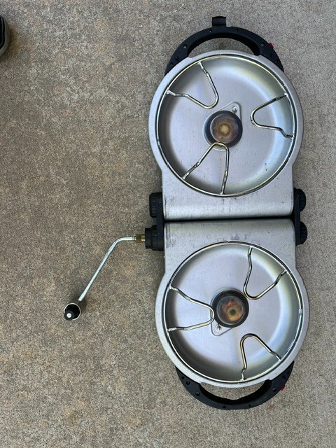 Coleman Fold N Go Propane Stove Grill Burner Red