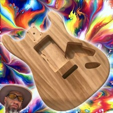 DIY Electric Guitar Body Sycamore Strat Style Unfinished Light Full Route WINNIN