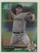 2017 Bowman Chrome Prospects Retail Green Refractor 36/99 Mitch Keller 7i2