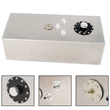 15 Gallon Aluminum Racing Drift Fuel Cell Gas Tank w/ Cap & Level Sender