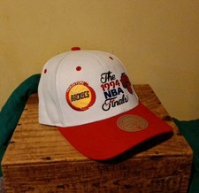 1994 NBA Basketball Finals Hat Houston Rockets New York Knicks Mitchell And Ness