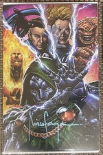 FANTASTIC FOUR #1 Signed MICO SUAYAN SDCC VIRGIN VARIANT  1000 W/COA