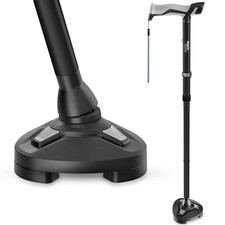 Walking Cane for Men  Women - Self Standing Pivot Cane, Adjustable, Foldable...