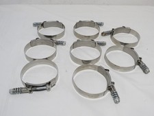 BREEZE STAINLESS T-BOLT CLAMP 325 Lot of 8 325 Min Dia .