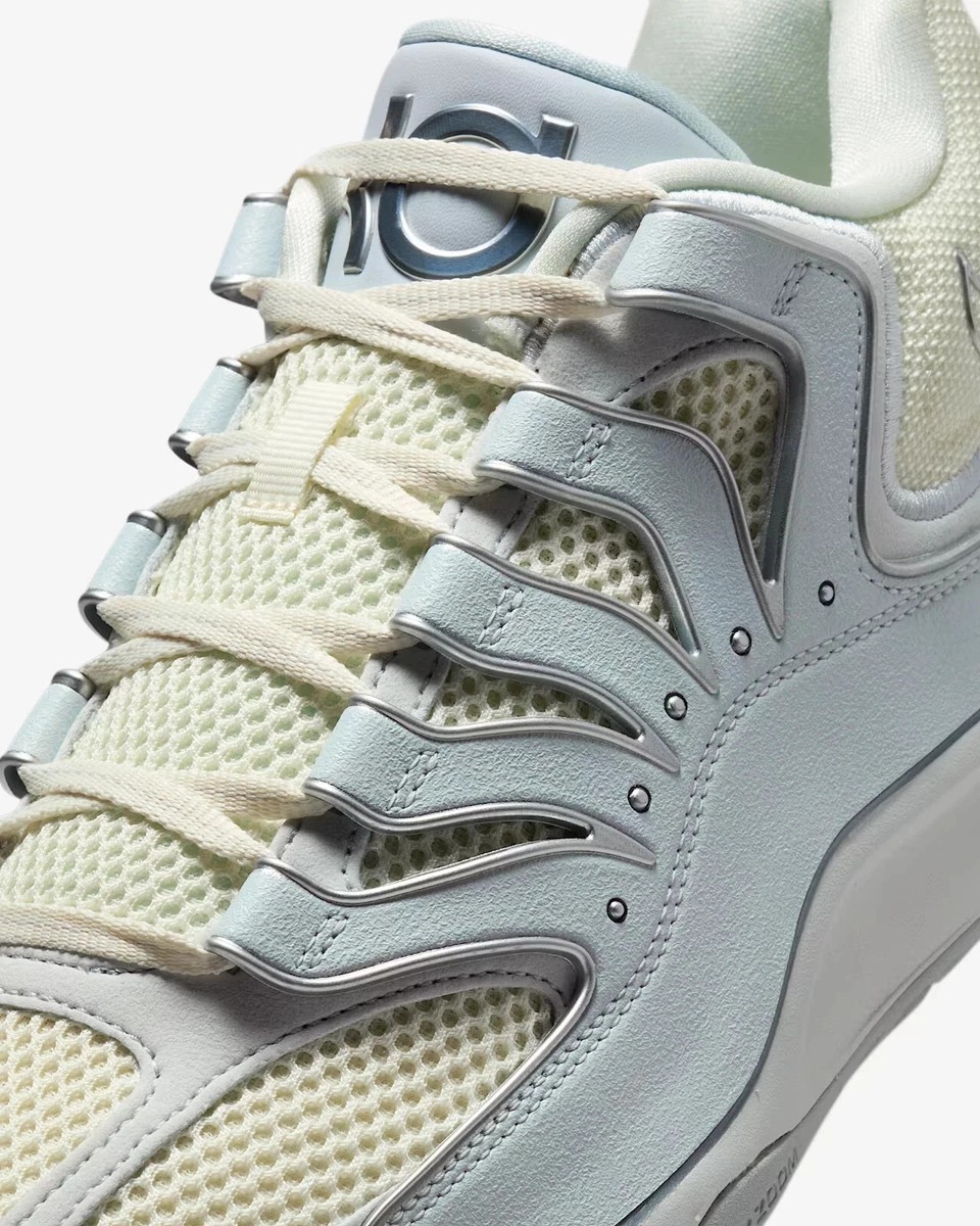 NEW KD 18 Men's Size 12 Pure Platinum/Wolf Grey HV1992-001 Fast