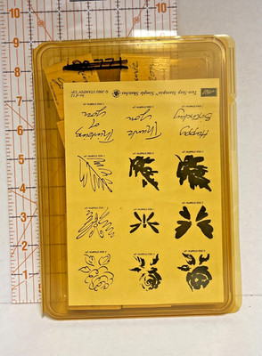STAMPIN' UP! 104482 Two-Step Stampin Simple Sketches Mounted Rubber Stamp Set