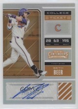 2018 Panini Elite Extra Edition Holo Prizm 8/25 Seth Beer #SB1 Auto hg6