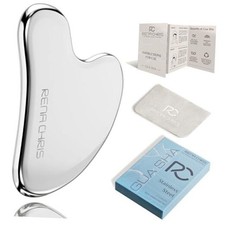 Gua Sha Facial Tools, Stainless Steel Guasha Tool for Acupuncture, Silver