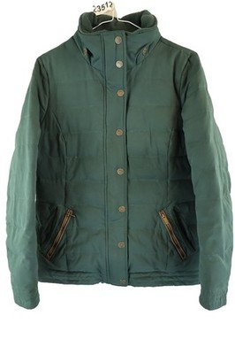Fat Face Daunenjacke grün wattiert Größe UK 10 Damen Freizeit Outdoor 023512