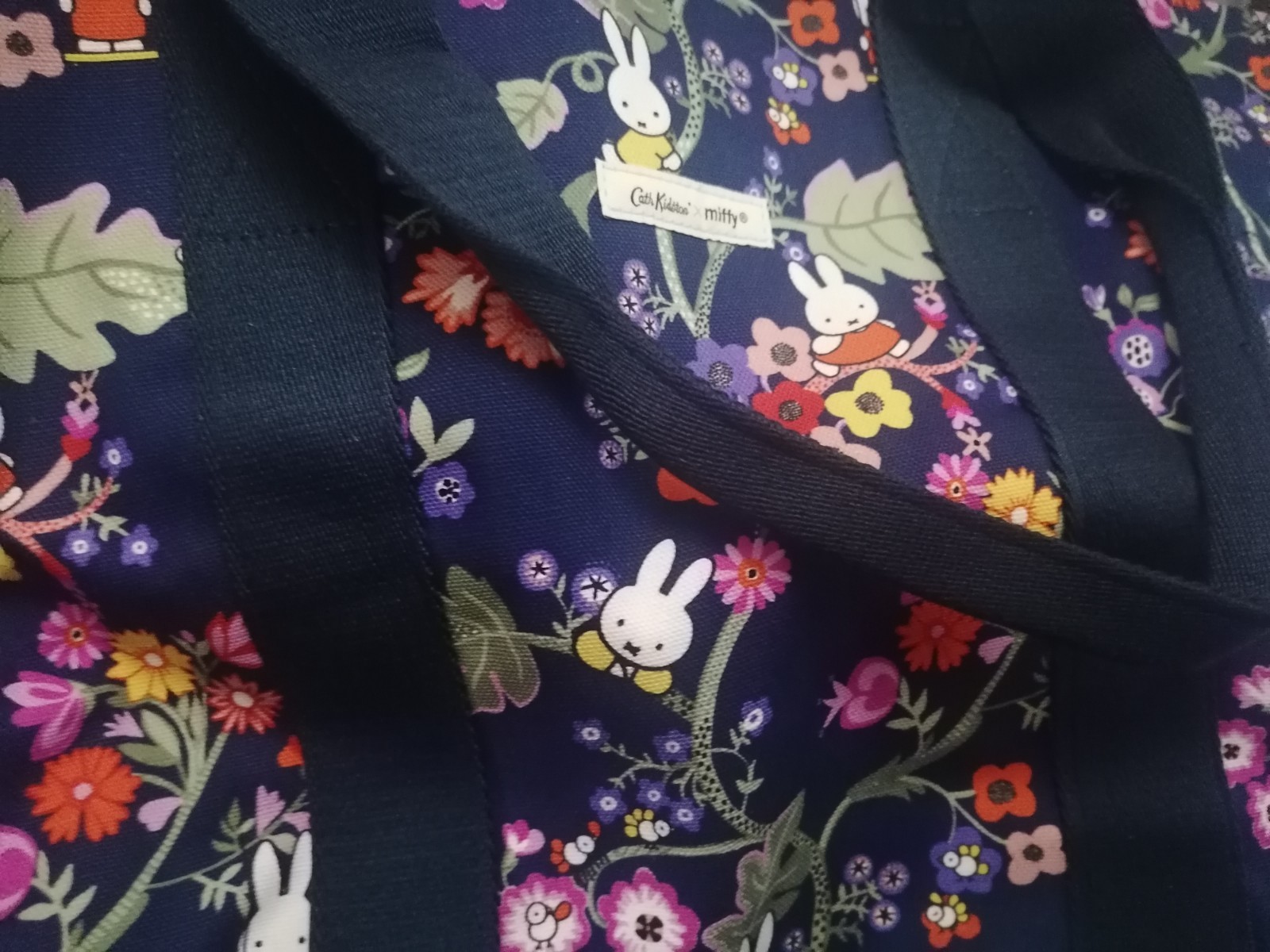 Cath Kidston Miffy Botanical Navy Foldable Overnight Bag image 4