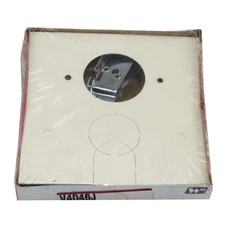 WIREMOLD LEGRAND V4046J SINGLE RECEPTACLE & PHONE COVER 4000 SERIES, IVORY