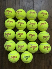 18 Penn Tennis Balls Used  Dog Toy Children Walker Chair Table Legs Crafts Ball