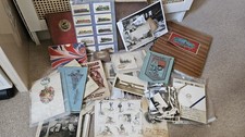Large Lot Antique Vintage Ephemera Scrapbook Photos Postcards Etc