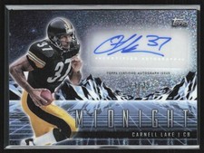 Carnell Lake 2024 Topps Midnight Horizon Signatures Auto /35 #HZS-CL Pittsburgh