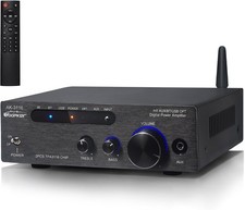 AK3116 Stereo Receivers Amplifier Home Audio, Bluetooth 5.3 Dual TPA3116 Chip...
