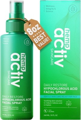 Hypochlorous Acid Spray for Face & Skin   Post-Workout Gentle HOCL Facial... 