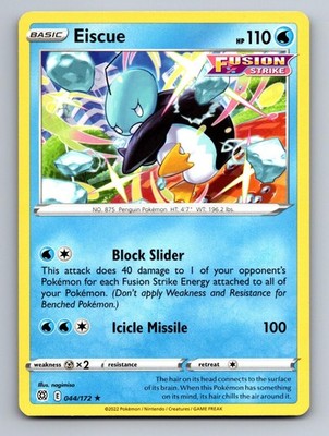 Eiscue 044/172 Rare Brilliant Stars Pokemon Near Mint