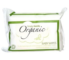 Simply Gentle Organic Baby Wipes 52's-8 Pack