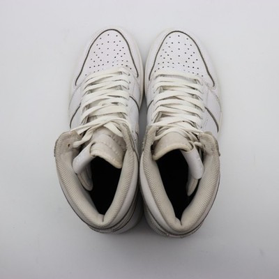 Nike Air Jordan 1 Retro High OG White Men's Size 10.5 Sneakers