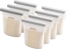 Silicone Breastmilk Stora Bags Reble, /240ml Double Leak-Proof