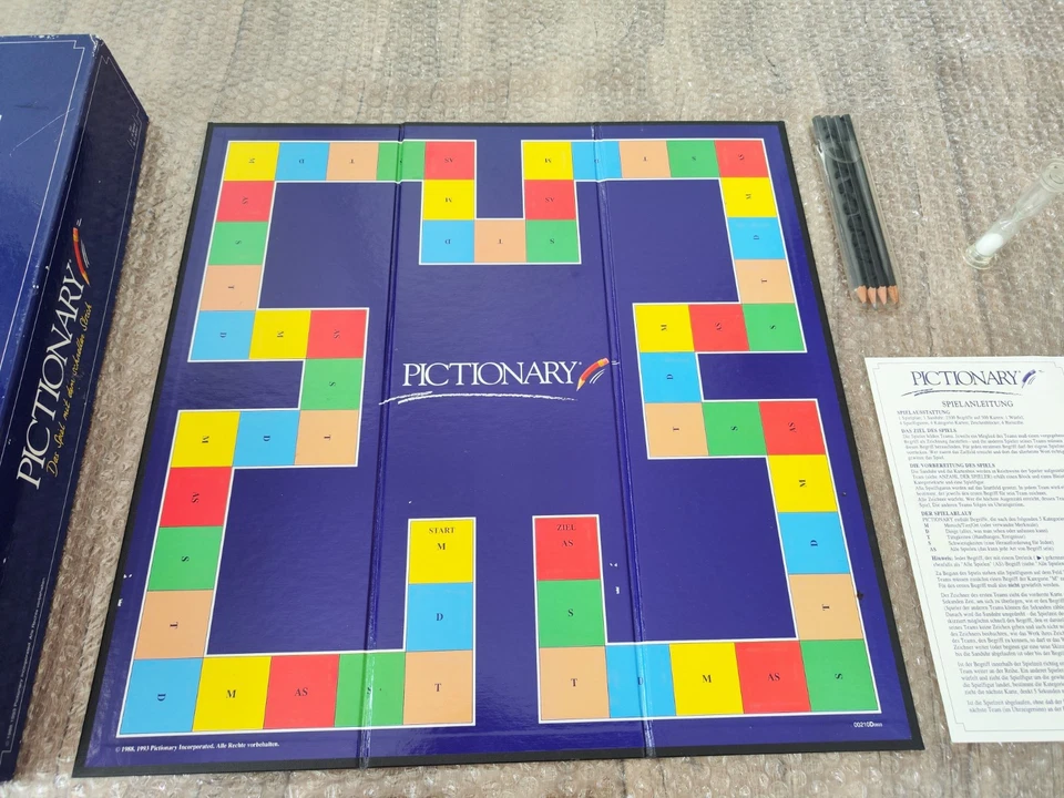 Parker Pictionary Vintage Brettspiel Malspiel Neu und Vollständig - Bild 3 von 4