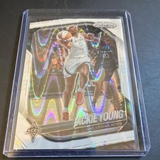 Panini WNBA Prizm Jackie Young Las Vegas Aces Fireworks Fractal Card Lot