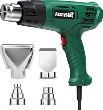 Heat Gun, Heavy Duty Hot Air Gun Kit Dual Temperature Settings 572  932   300  -5
