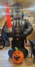 Gemmy STAR WARS Darth Vader Halloween Pumpkin Air Blown Inflatable 9 FT Disney