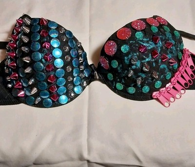 Spiked Padded Bra - Size 36B - Hand Made - Brand New