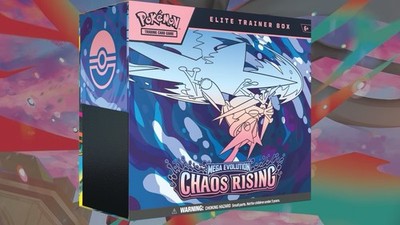 CHAOS RISING / MEGA EVOLUTION POKEMON TCG / SEALED ETB  BOX / PRESALE/