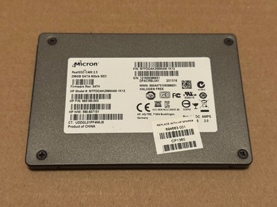 Micron 256GB 2.5'' SSD Solid State Drive Internal Storage Memory *Reformatted*