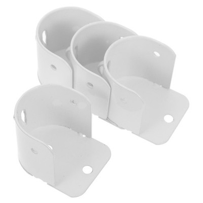  4 Pcs Halterung Für Duschstange Gardinenstange Duschvorhangstange Masthalterung