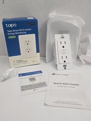 TP Link Tapo Smart Plug P 210 M Wi-Fi in Wall Outlet Matter